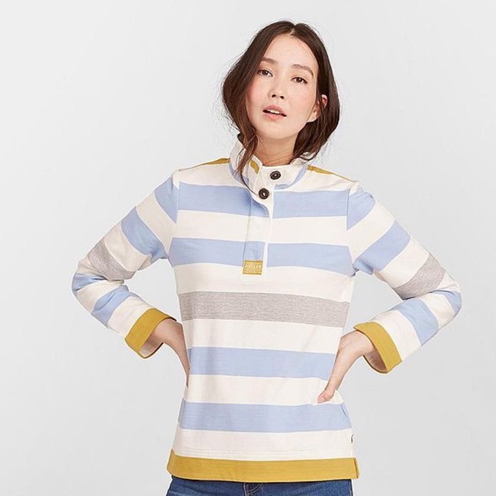 Joules Saunton striped sweatshirt